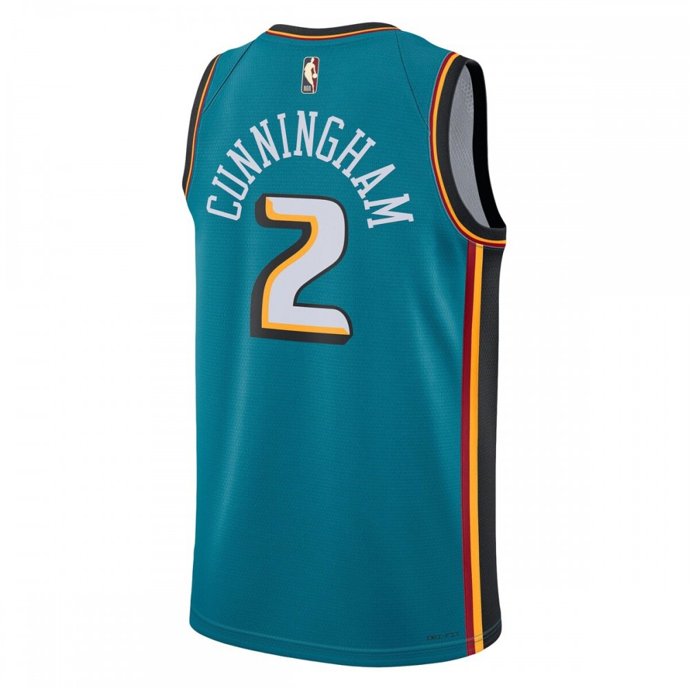 Cade Cunningham Detroit Pistons 2022/23 Swingman Jersey Teal - Classic Edition-Pro Kit Vault | Brand New 26/27 Sports Jerseys